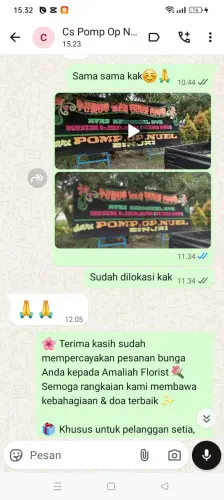 Testimonial Papan Bunga kadudamas